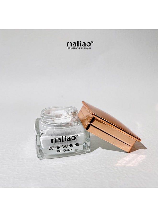Colour Changing Waterproof Full Coverage Foundation For All Skin Type Lotion With Satin Finish 30Ml
