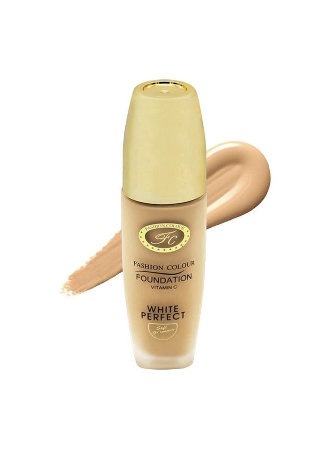 Vitamin C Foundation | Water-Resistant | Medium To Buildable Coverage | Lightweight | Easy To Blend | With Vitamin C | 02 Rose Ivory | 40Ml