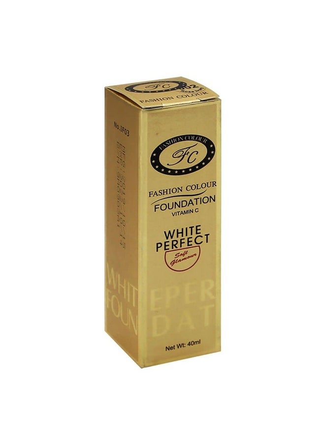 Vitamin C Foundation | Water-Resistant | Medium To Buildable Coverage | Lightweight | Easy To Blend | With Vitamin C | 02 Rose Ivory | 40Ml