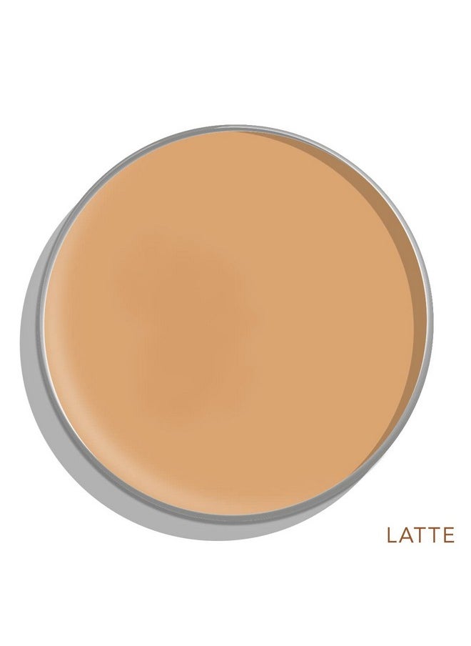 Natural Finish High Coverage Concealer Powder For Face Makeup, Lightweight & Breathable Silicone Free 100% Vegan Makeup, Creaseless | Pro Concealer With Bakuchiol | Shade- Latte