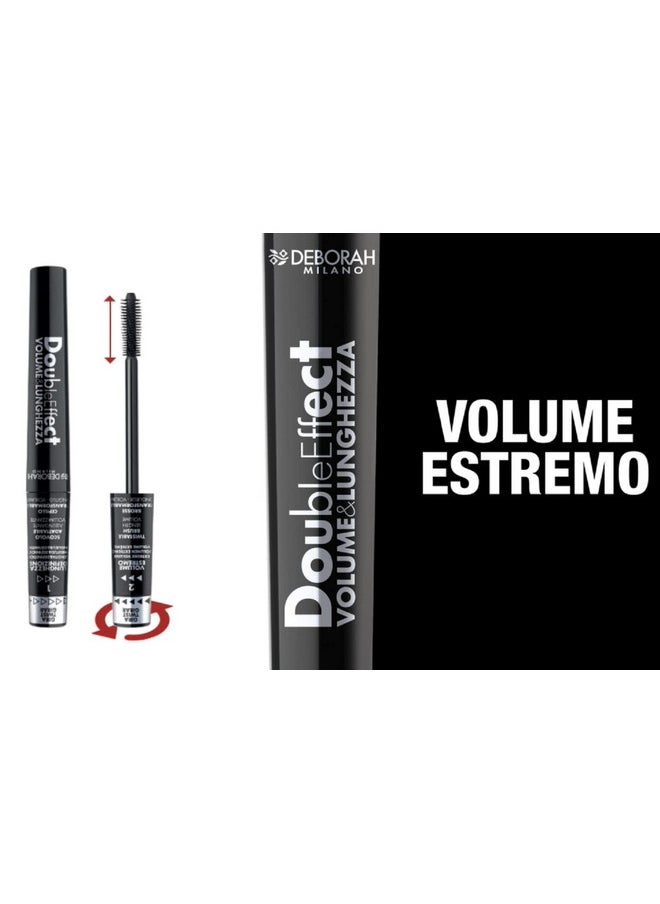 Milano Double Effect Mascara, Black, 8Ml