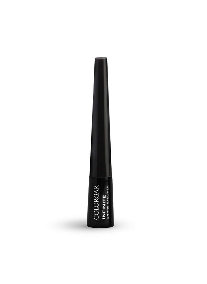 Infinite 24 Hours Eyeliner, Black 001, 2.5Ml | Non-Transfer, Sweat Proof Formula | Lasts Upto 24 Hours