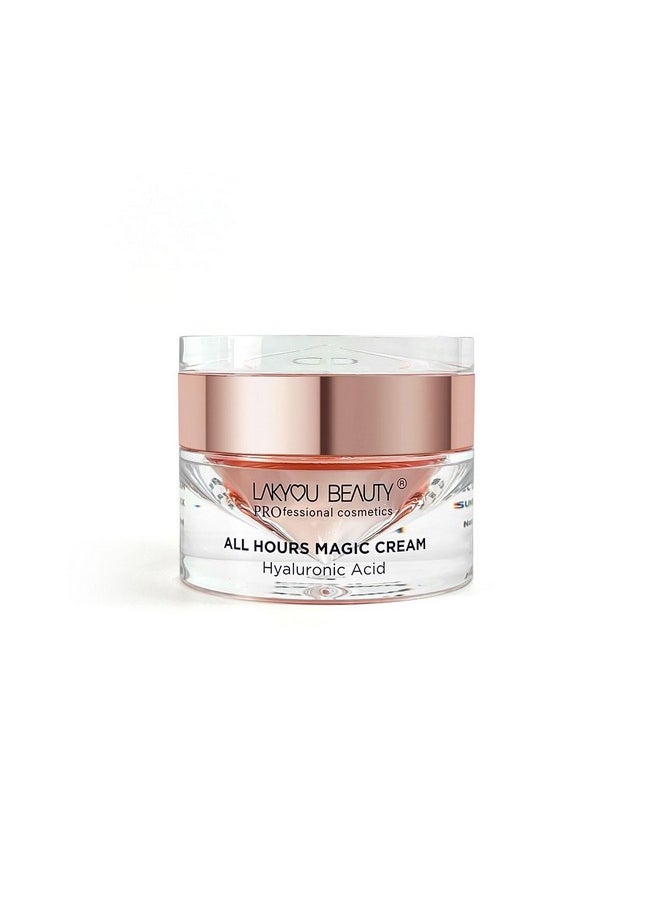 All In One Magic Cream It Has Primer, Anti Aging, Cc Cream, Sunblock, Whitening, Moisturizer Infused With Hyaluronic Acid 30Ml