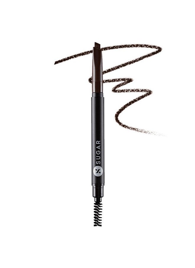Arch Arrival Brow Definer | Brow Pencil With Spoolie | Lasts Upto 12Hrs | Pigmented Eyebrow Pencil |Long Lasting & Natural Finish | 3.5Gm | Jerry Brown