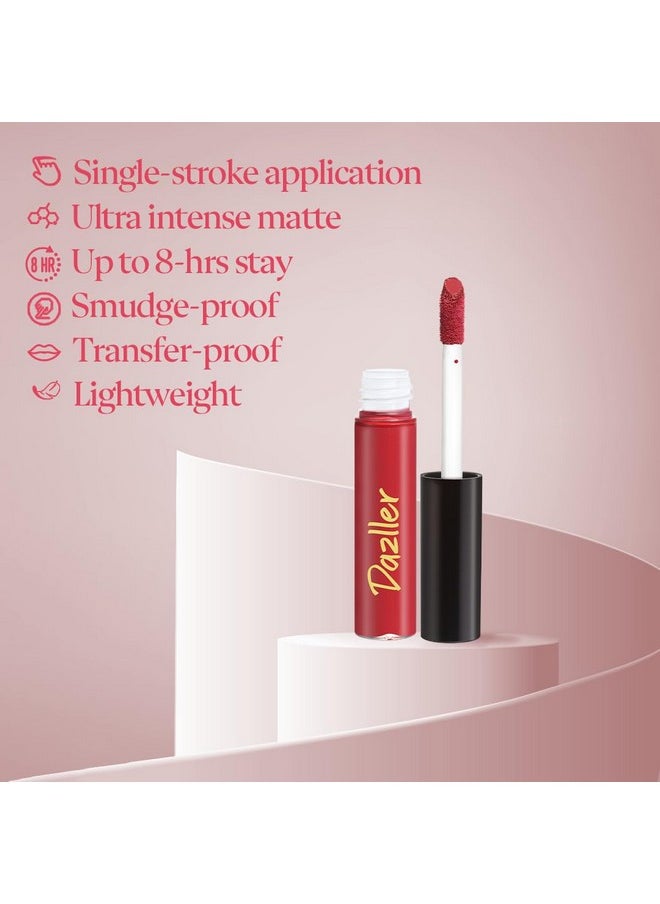 Lip Colour Lipstick Combo Pack Of 6|Vibrant Matte Liquid Lipstick For Women|Long Stay|Smudge-Proof|Non-Transfer|Pink Punch|21.6G