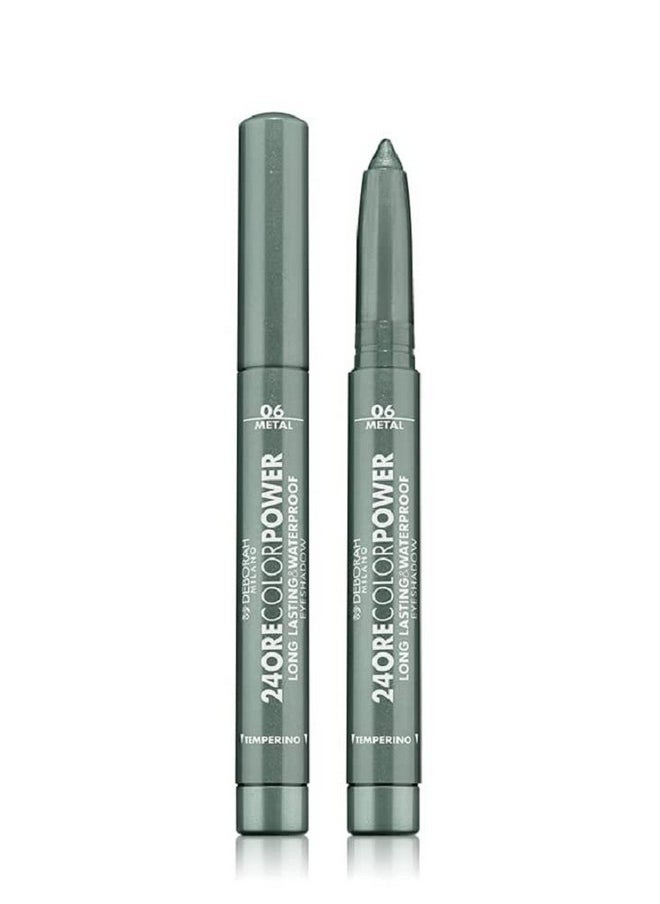 Milano 24Ore Color Power Long Lasting & Waterproof Eyeshadow Stick 06 Golden Green