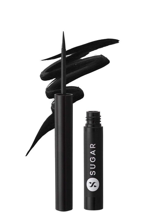 - Eye Warned You So! - Double Matte Eyeliner Gel - 01 Black Swan (Black Eye Liner) - Sweat Proof, 100% Waterproof Eye Liner With Matte Finish, Multicolor