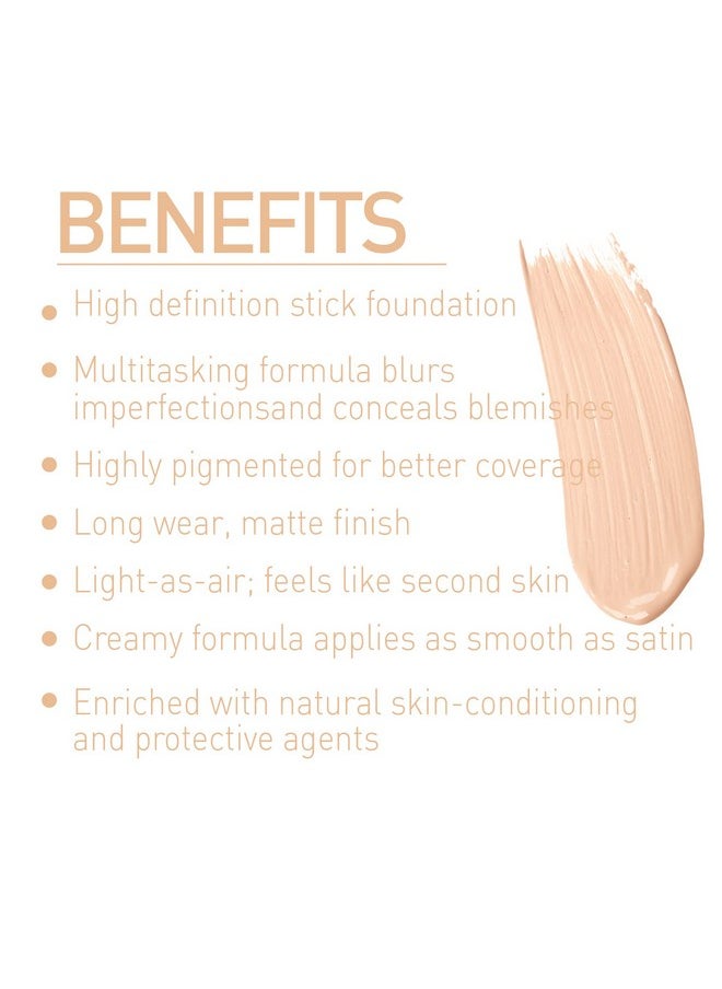 Pose Hd Matte Full Coverage Foundation Cream Stick For Normal Skin(Shell Bridge, Beige, 5.5 G) Matte Finish, Pack Of 1