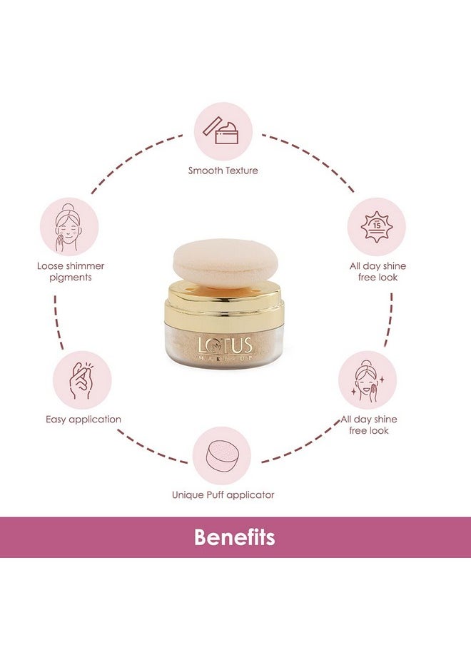 Makeup Herbals Loose Powder With Auto-Puff, Spf 15, Iceberg, 10G
