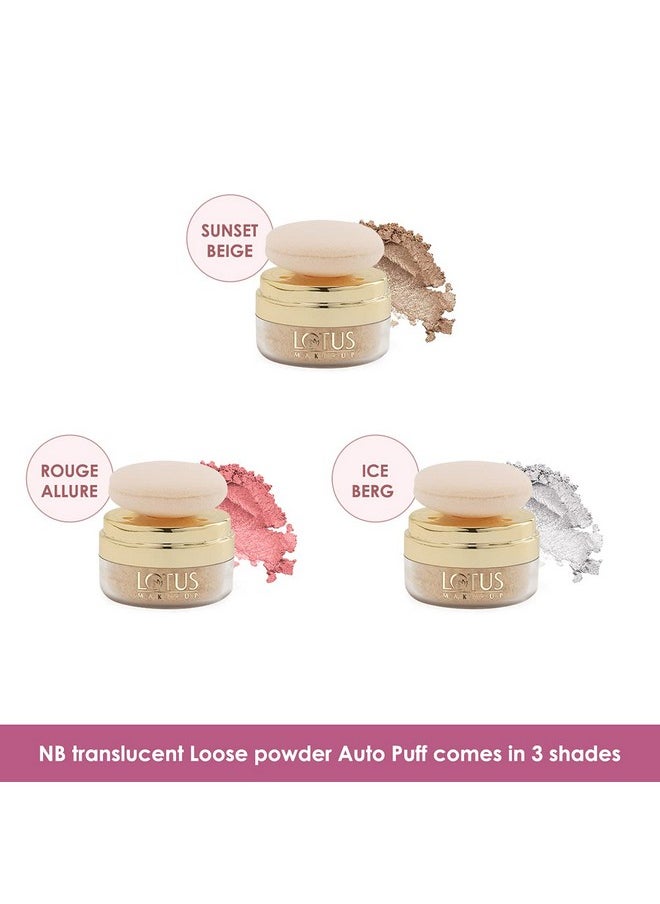 Makeup Herbals Loose Powder With Auto-Puff, Spf 15, Iceberg, 10G