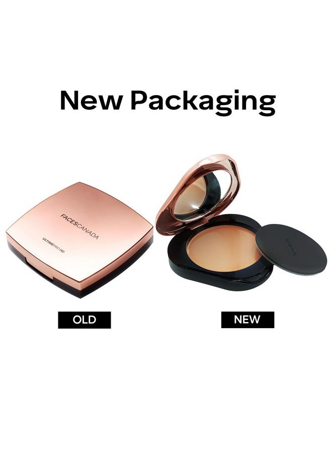 Faces Canada 3 In 1 Hd Matte Compact - Total Beige 03, 8G | Compact + Foundation + Hydration | 8-Hour Stay | Soft Weightless Texture & Silky Coverage | Blends Easily