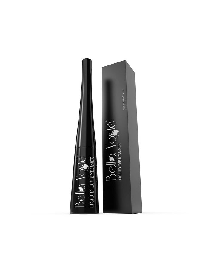 Liquid Eyeliner | 24 Hr Long Stay | Easy To Glide | Water-Proof | Smudge-Proof | No Transfer | Cruelty Free | Made In India |Black Dale (01) Matte Finish