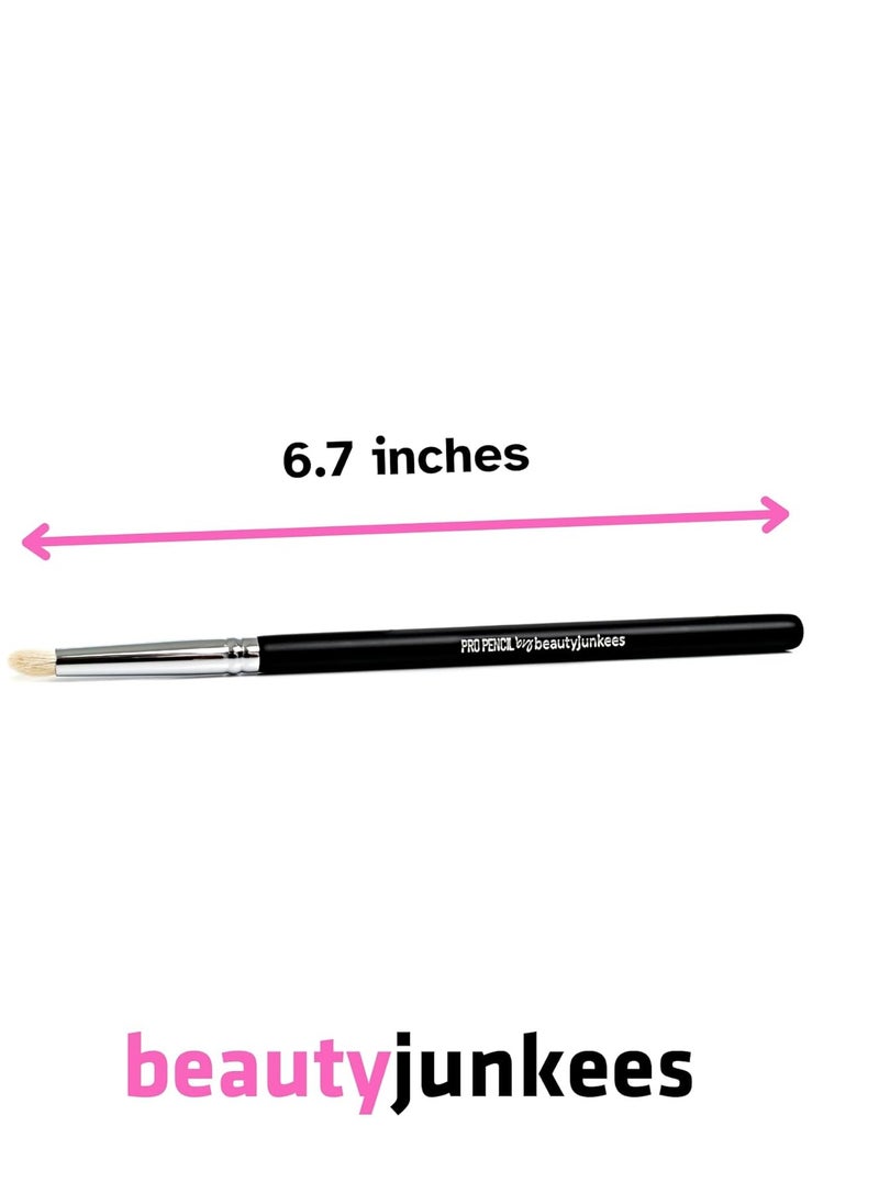 Pencil Brush Eye Makeup Brushes – Small Eyeshadow Brush, Eyeliner Smudge Brush, Eye Shadow Crease Brush, Soft Firm Tapered Point for Blending Liner Powder Cream Make Up, Synthetic