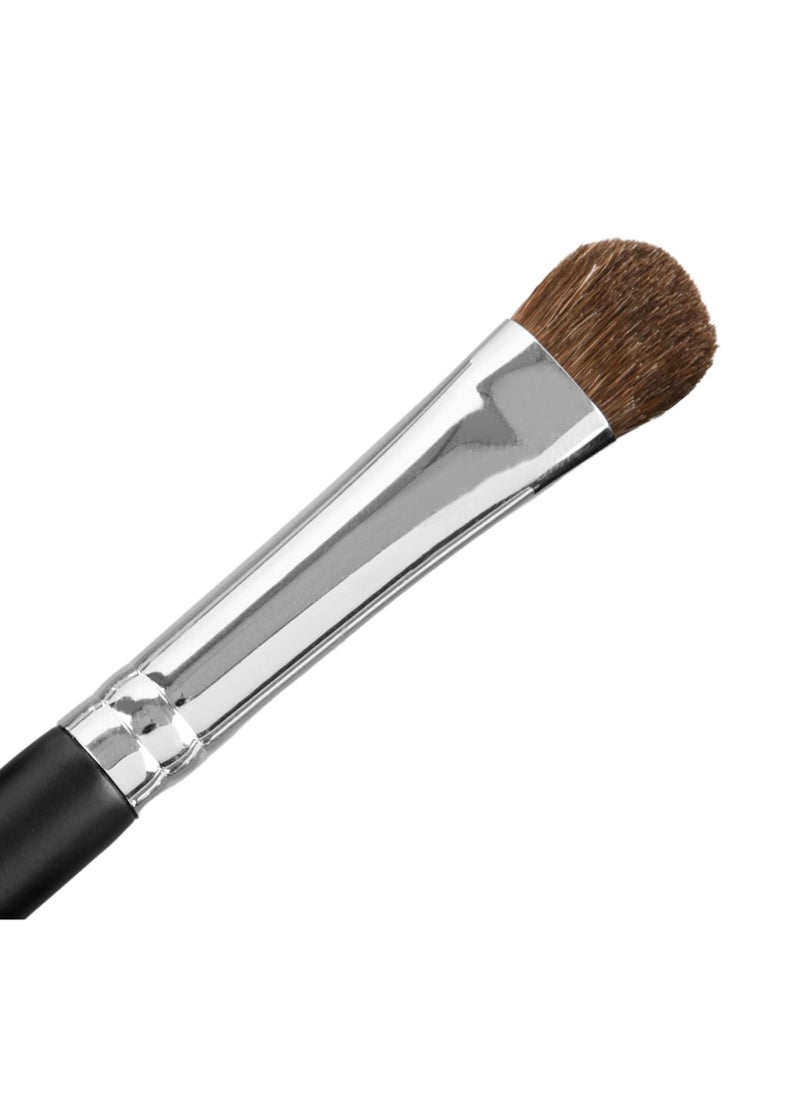 Pro Shader Eyeshadow Brush - Beauty Junkees pro All Over Short Flat Shader Eye Shadow Brush for Lid, Dense Rounded Bristles to Pack and Blend Powder Cream Eye Shadow on Eyelid and Crease