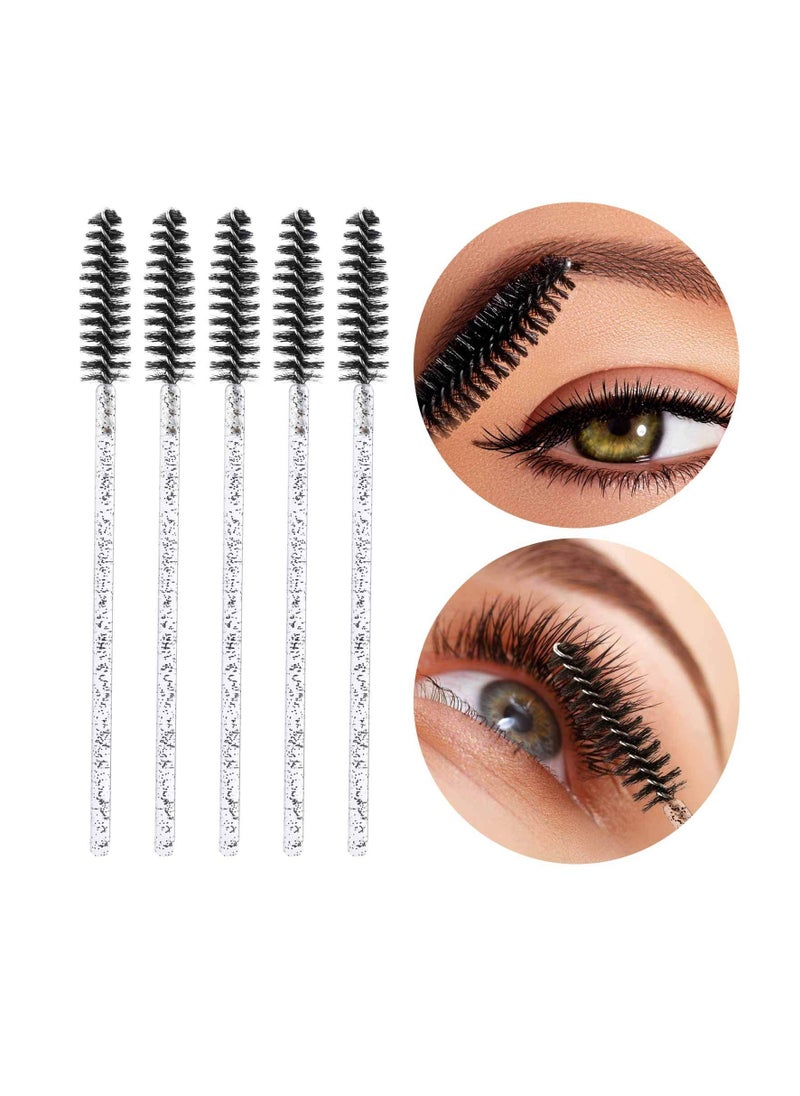 Tbestmax 500 Disposable Mascara Wands Eyelash Brush Spoolies for Eyebrow Eye Lash Extension Colorful