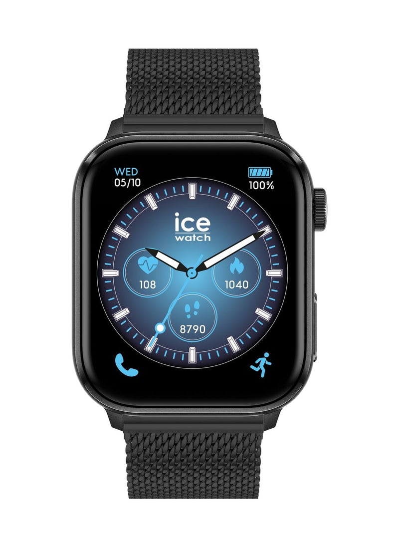 Ice-Watch Smartwatch ICE Smart 3.0 024300 Milanese, Black Ion-plated