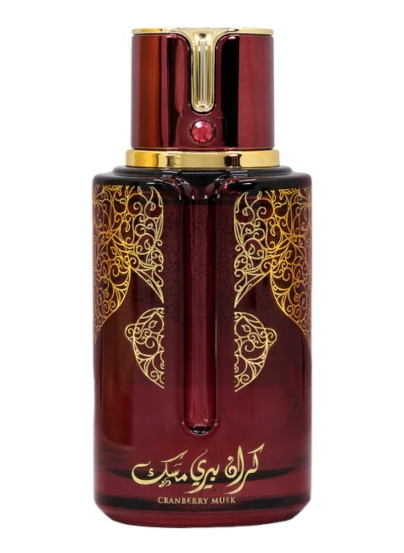 My Perfumes CRANBERRY MUSK from ARABIYAT PRESTIGE Premium Musk Collection Eau De Parfum for Men and Women 100ml