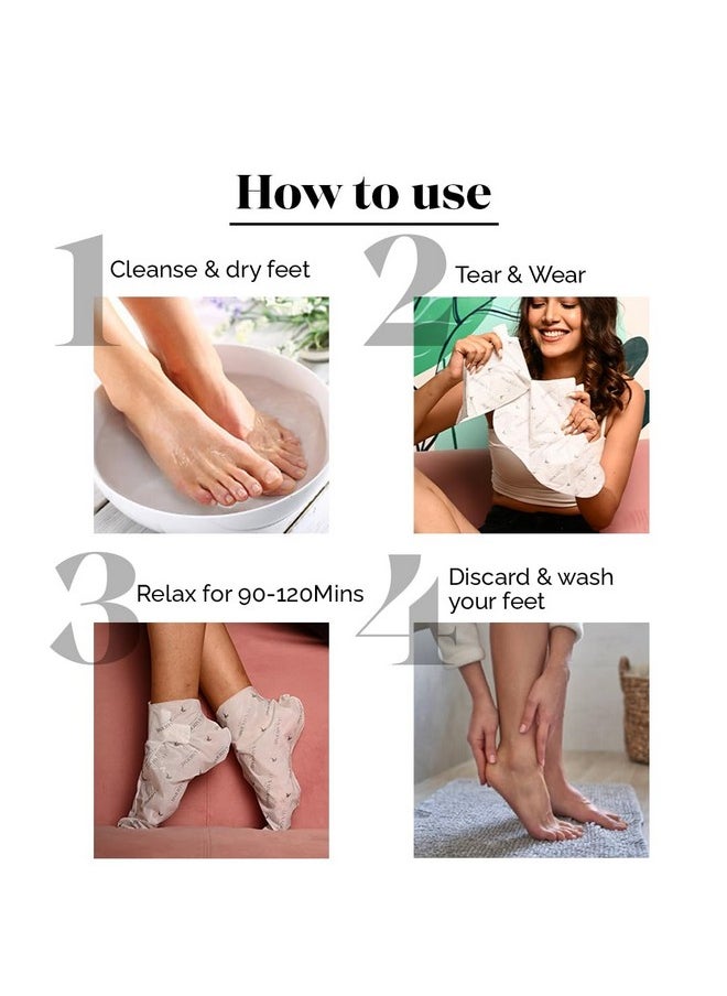 Peeling & Exfoliating Foot Mask For Baby Soft Feet | Removes Dry Skin & Hard Calluses | Hydrates Dry Feet (Pack Of 1)
