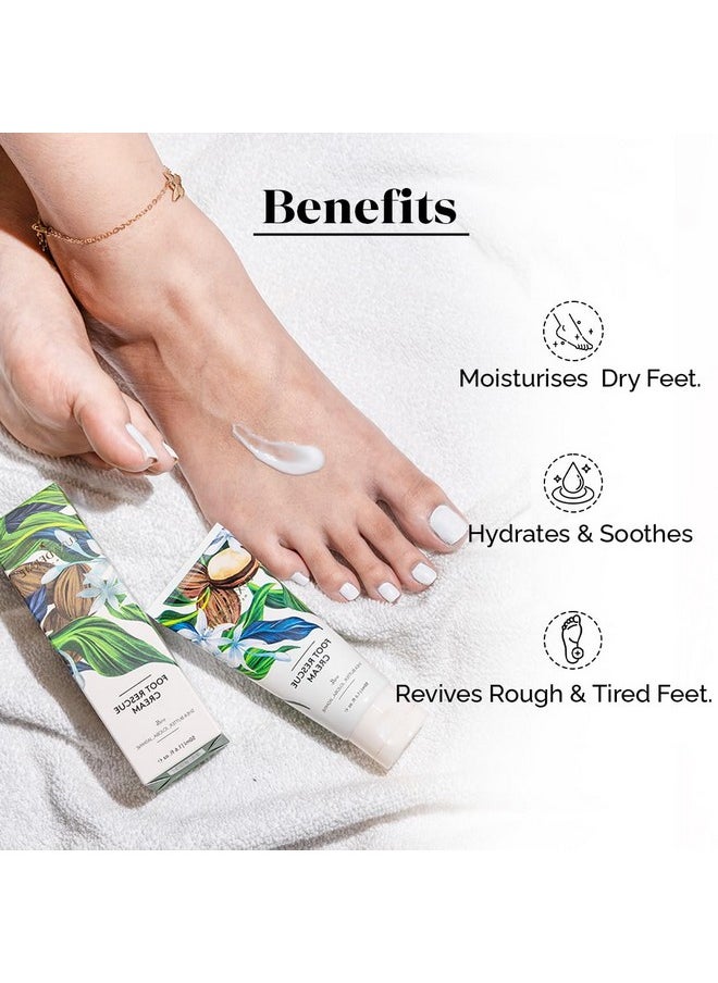 Foot Rescue Cream | Moisturizing Foot Cream | For Dry & Cracked Skin | Softens & Restores Feet - 50Ml (Pack Of 1)