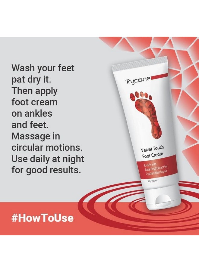 Foot Cream For Cracked Heels With Rose Oil And Kokum Butter- Pack Of 2