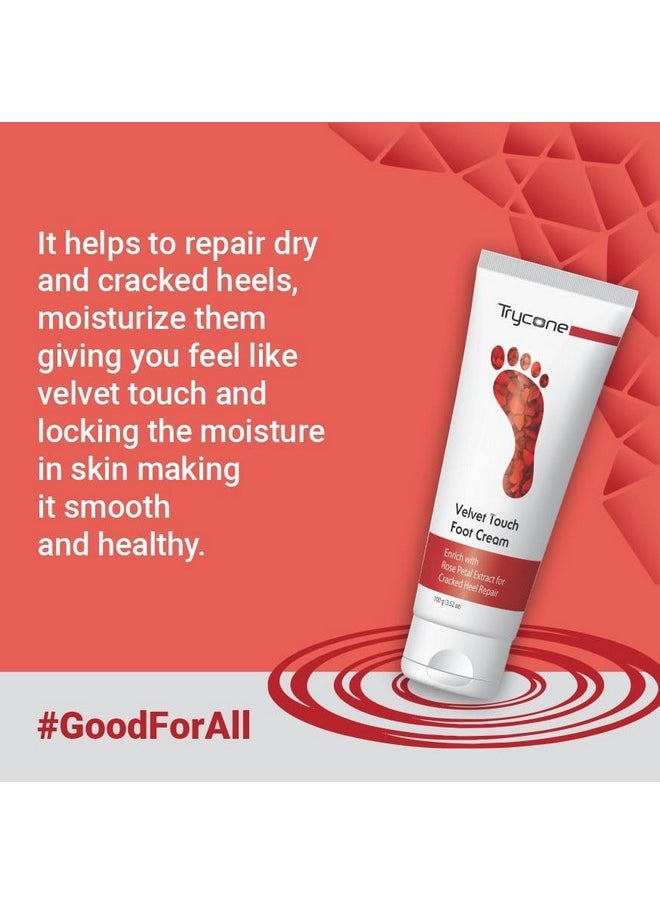 Foot Cream For Cracked Heels With Rose Oil And Kokum Butter- Pack Of 2