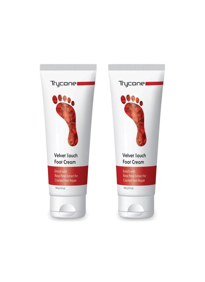 Foot Cream For Cracked Heels With Rose Oil And Kokum Butter- Pack Of 2