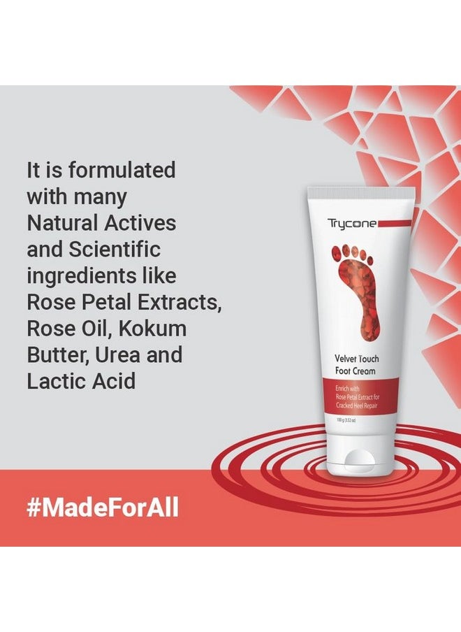 Foot Cream For Cracked Heels With Rose Oil And Kokum Butter- Pack Of 2