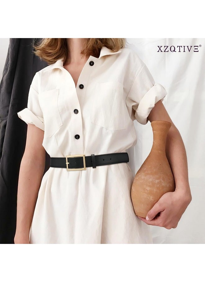 Women Leather Belts For Jeans Pants Dresses Fashion Waist Belt For Women With Pin Buckle