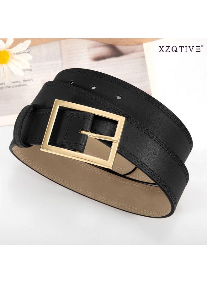 Women Leather Belts For Jeans Pants Dresses Fashion Waist Belt For Women With Pin Buckle