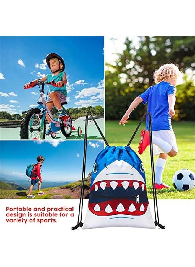 Drawstring Backpack for Kids - Sports Gym Bag Waterproof Beach Swimming School Travel Sack Pack