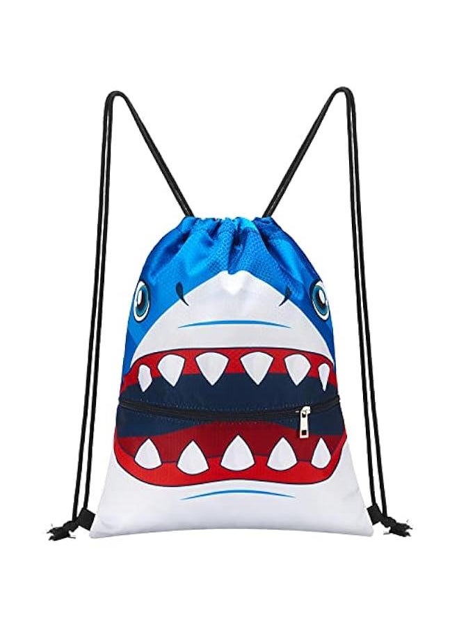 Drawstring Backpack for Kids - Sports Gym Bag Waterproof Beach Swimming School Travel Sack Pack