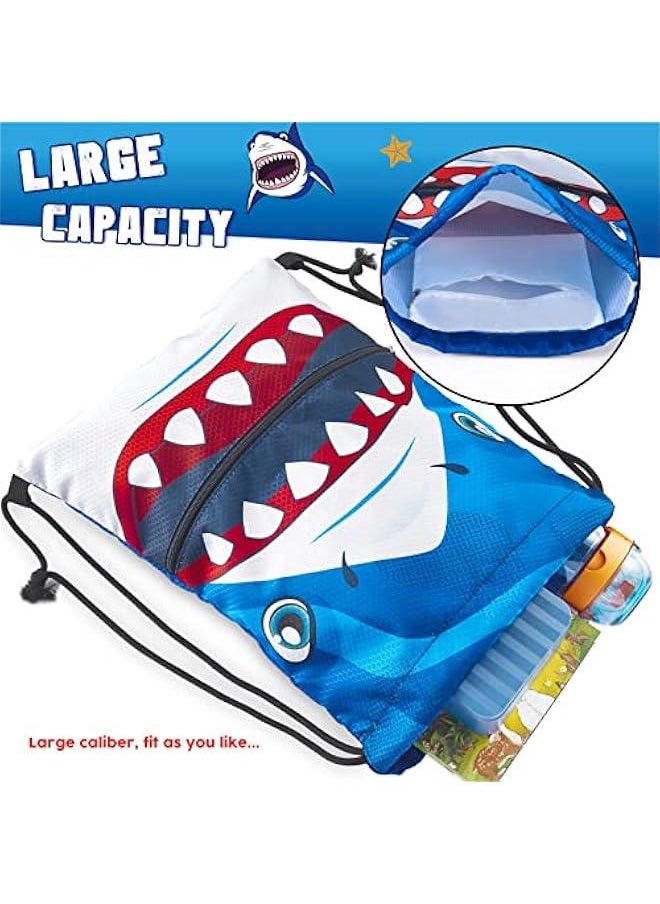 Drawstring Backpack for Kids - Sports Gym Bag Waterproof Beach Swimming School Travel Sack Pack