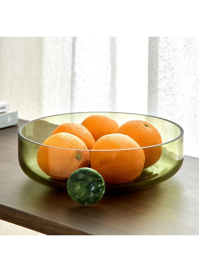 Auden Glass Deco Bowl with Handle 26 x 7 x 23 cm