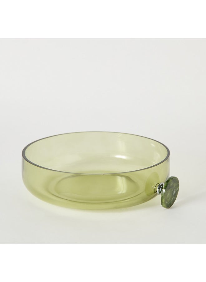 Auden Glass Deco Bowl with Handle 26 x 7 x 23 cm