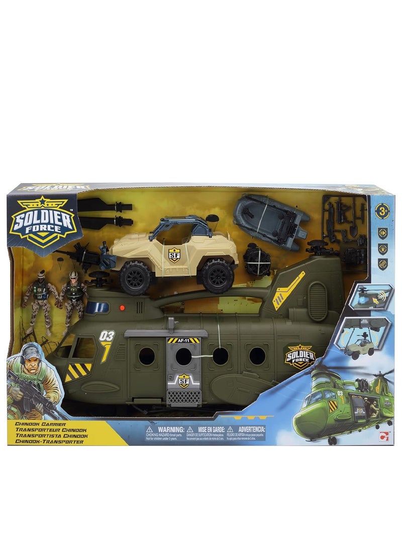 Soldier Force Chinookcarrier Playset