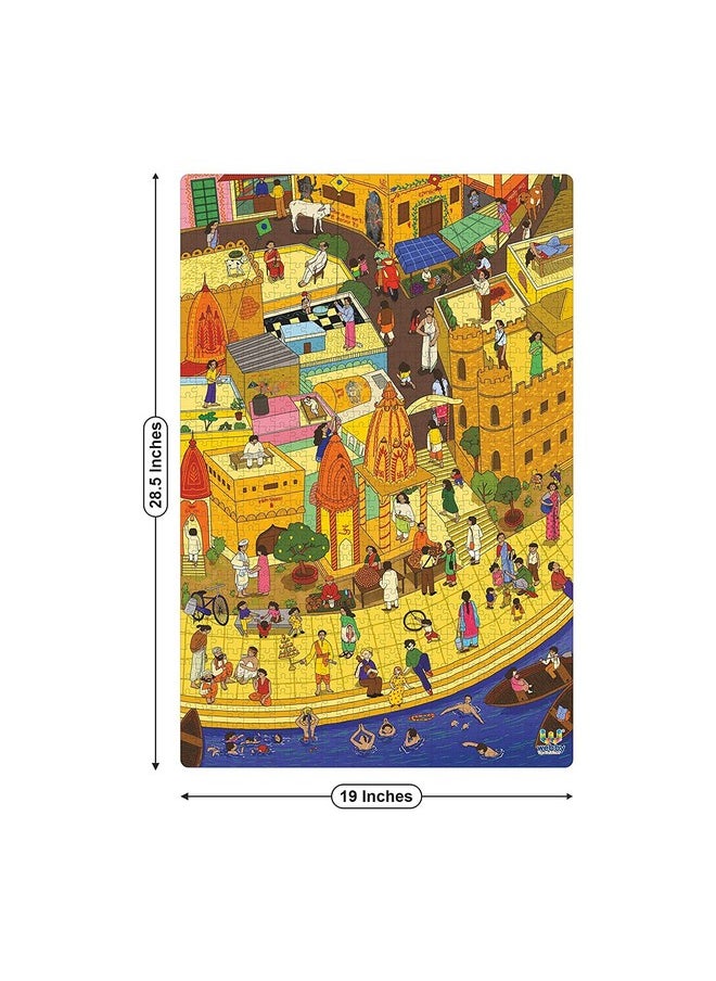 Holy City Varanasi Jigsaw Puzzle | Best Gift For Teenager | Fun And Challenging | Puzzle For Adult & 14+ Kids, 1000 Pieces Puzzle