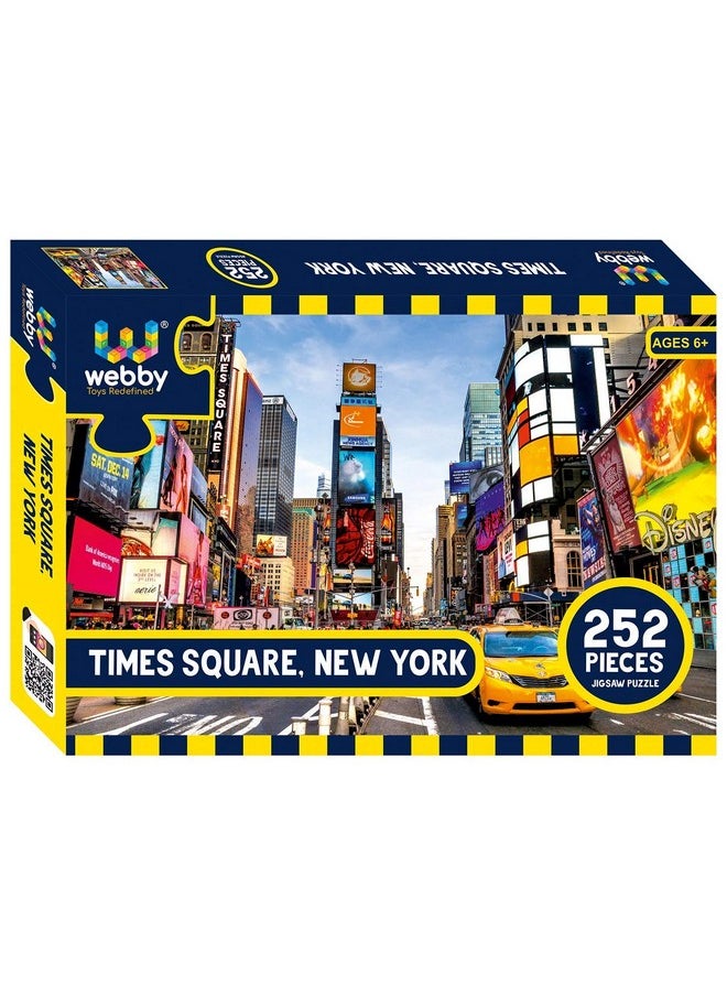 Times Square, New York Jigsaw Puzzle, 252 Pieces - Kids