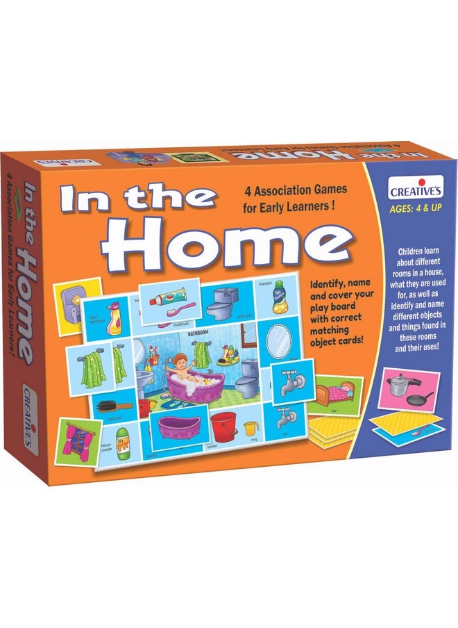 Creative’S In The Home| A Children'S Guide To Objects In Every Room| Building Vocabulary| Enhancing Tactile And Visual Skills| Memory Matching Games| Puzzles For Boys & Girls | Ages 4 & Up