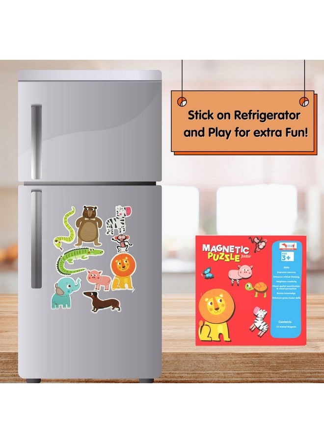 Magnetic Puzzles For Kids | 30+ Pieces Animal Puzzle | Birthday Return Gifts For Kids Ages 2 3 4 5 Years Boy Girl Montessori Learning Toys For 2+ Years