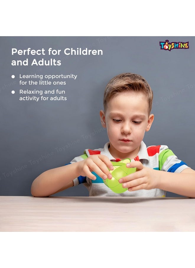 Pear Shaped Magic Speed Cube 3X3, Stress Relief Toys For Adults & Children, Cube Educational Creative Puzzle Toys Gifts For Kids Boys Girls Age 3 +