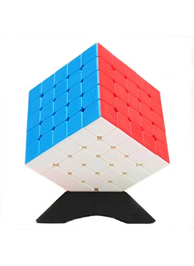 Moyu Meilong 5 5X5 High Speed Stickerless Magic Puzzle Cube Toy,Multicolor, Teen