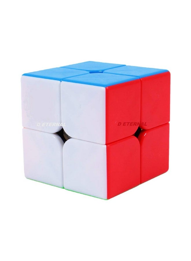 All Ages Moyu Speed Cube Combo Set Of 2X2 And 3X3 High Speed Stickerless Cube Puzzle Game Toy