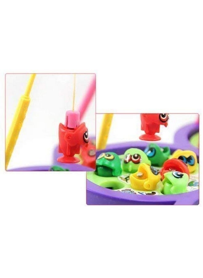 Entertainment Set For Kids Fish Catching Game For 3 Years And Above, (Assorted Color)