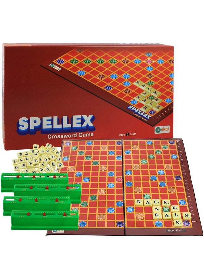 Spellex Indoor Board Game Set For Kids (Boys/Girls) 8+ Years/Birthday Gift Item Multicolor Multicolor