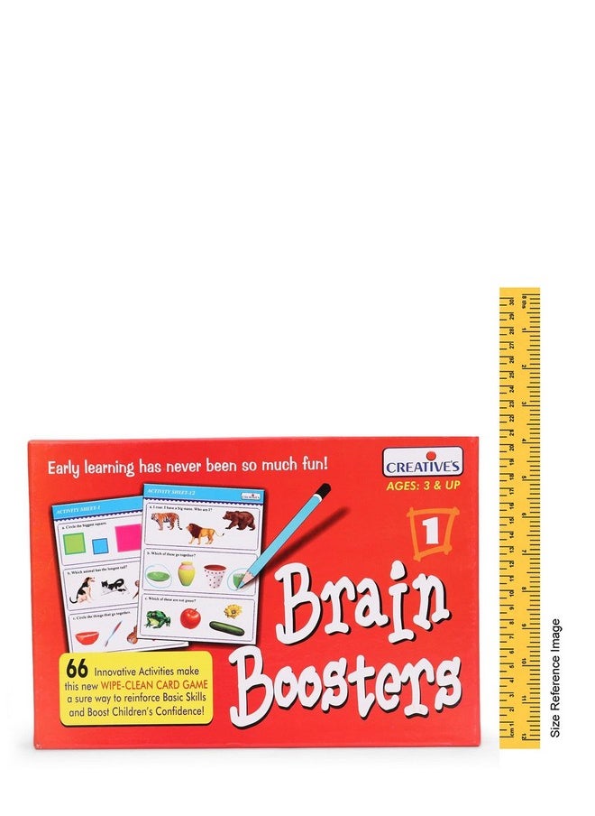 Creative Educational Aids P. Ltd. Men'S, Women'S 0987 Brain Boosters - I For Adult,66 Pieces