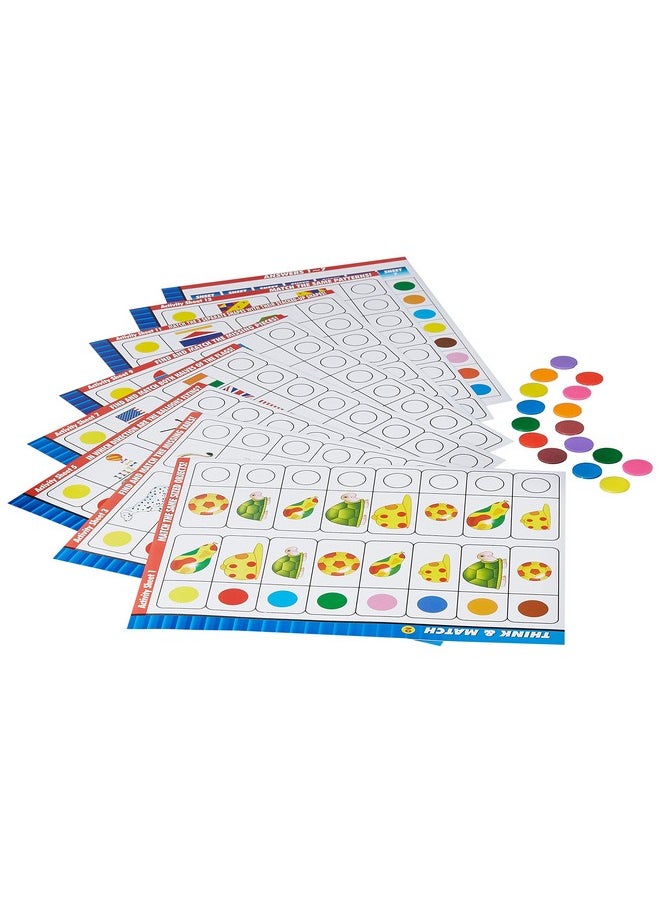 Creative Educational Aids P. Ltd. - Unisex Cre1059 Think And Match Part-2 Board Game (Multicolour) For Adult,Kid,112 Pieces