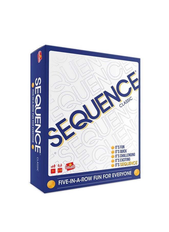 Games The Original Sequence, Game For The Entire Family, Multicolor,2-12 Players, 7 Years And Above,For Kids 7+Years