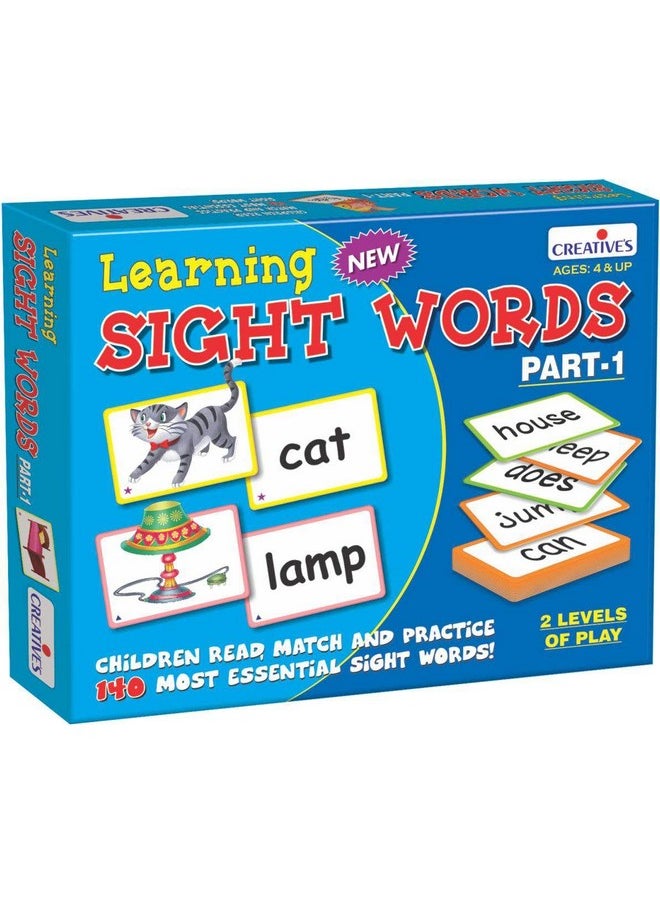 Learning Sight Words | 140 Most Essential Sight Words | Children Read Match & Practice Sight Words| Learning And Educational| Reading & Spelling Skills | Learning Educational Toy For Boys & Girls | 2 Levels Of Play | Ages 4 & Up