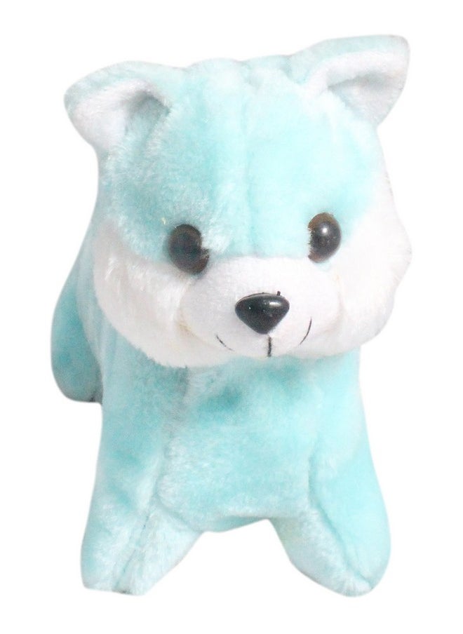 Soft Animal Pencil Pouch Stationery Box For Kids 23 Cm (Blue 2)