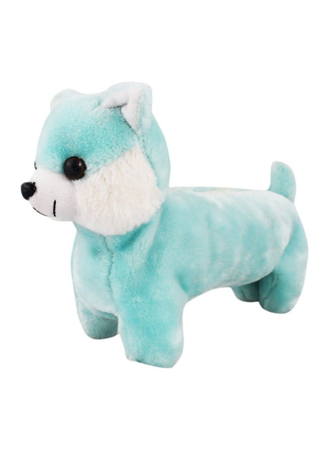 Soft Animal Pencil Pouch Stationery Box For Kids 23 Cm (Blue 2)